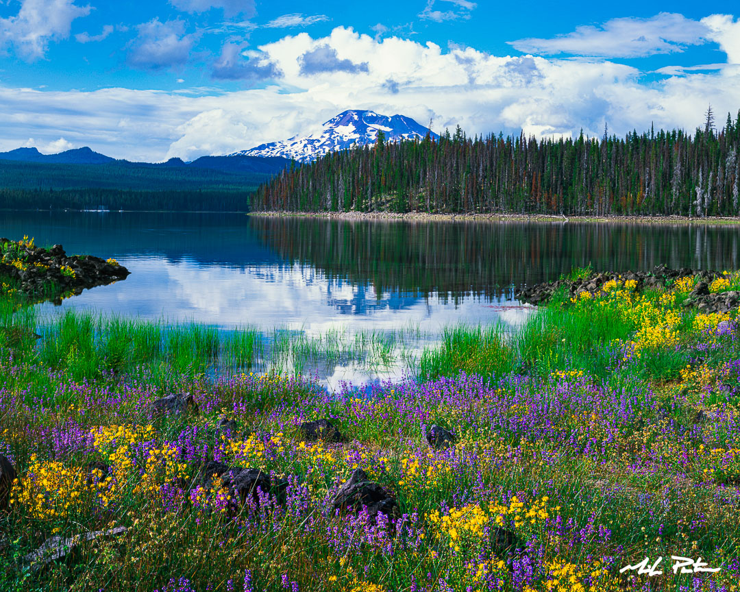 Elk Lake fine art print, photo,cascade lakes highway, south sister