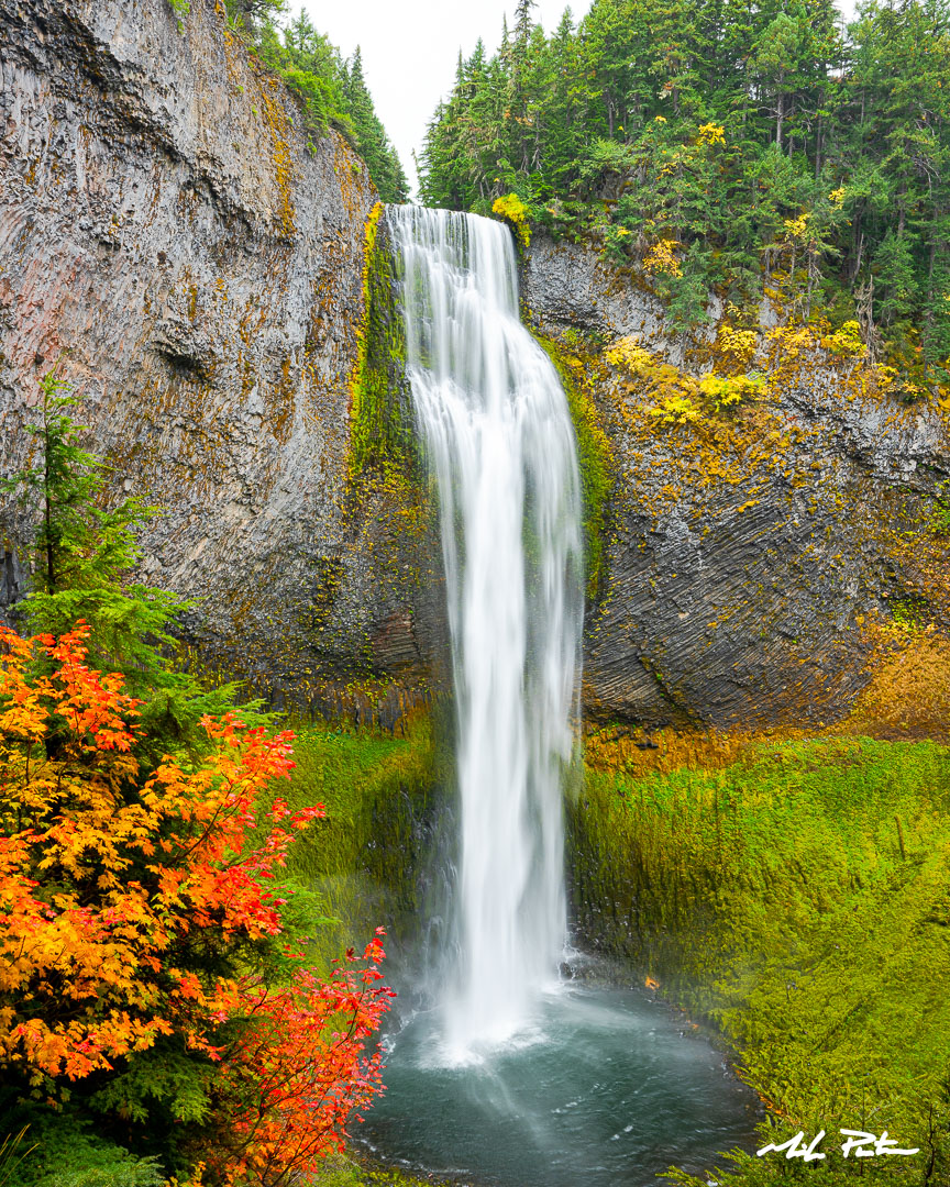 Salt Creek Falls fine art photograph, autumn, Salt Creek Falls photo for sale, Willamette Pass, Oregon Waterfalls photos