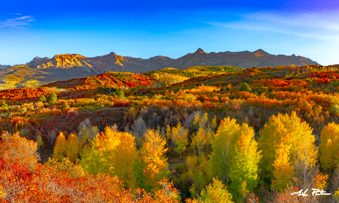San Juan Mountains,Rocky Mountains, Colorado,fall color,Dallas Divide,Telluride